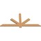 Ekena Millwork Kennewick Timber Gable Bracket, Western Red Cedar, 60"W x 27"H x 1 1/2"D x 3 1/2"F, 11/12 Pitch GBW060X27X0204KEN00SWR - alternate 2